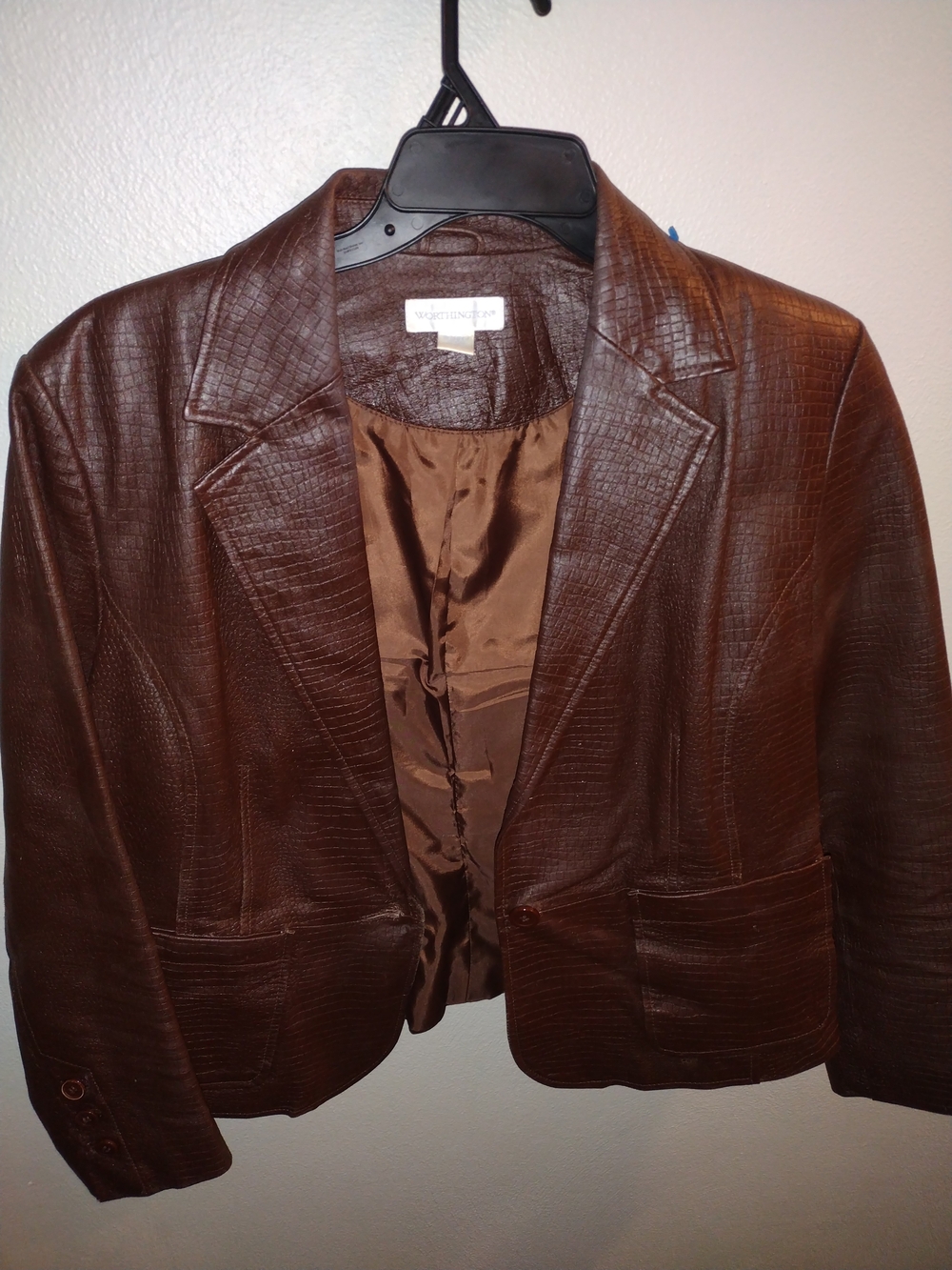 Vintage Worthington Brown Leather Jacket
